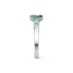 Sterling Silver Semi Mount Ring Setting Emerald OCT 9X7mm Solitaire Syzjewelry