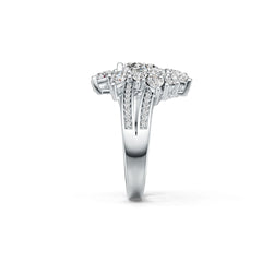 Sterling Silver Semi Mount Ring Setting Pear PE 10X7mm DHJ