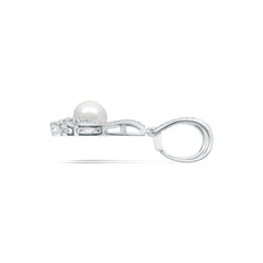 Sterling Silver Semi Mount Earrings Setting Round RD 7x7mm DHJ