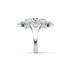 Sterling Silver Semi Mount Ring Setting Round RD 6x6mm RD 5x5mm PE 4x3mm DHJ