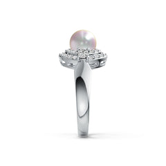 Sterling Silver Semi Mount Ring Setting Round RD 8x8mm DHJ