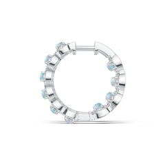 Sterling Silver Semi Mount Earrings Setting Round RD 3x3mm DHJ