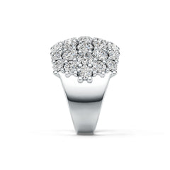 Sterling Silver Semi Mount Ring Setting Round RD 3.5mm DHJ