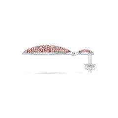 Sterling Silver Semi Mount Earrings Setting Round RD 1.25mm DHJ