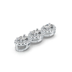 Sterling Silver Semi Mount Pendant Setting Oval OV 6X4mm DHJ