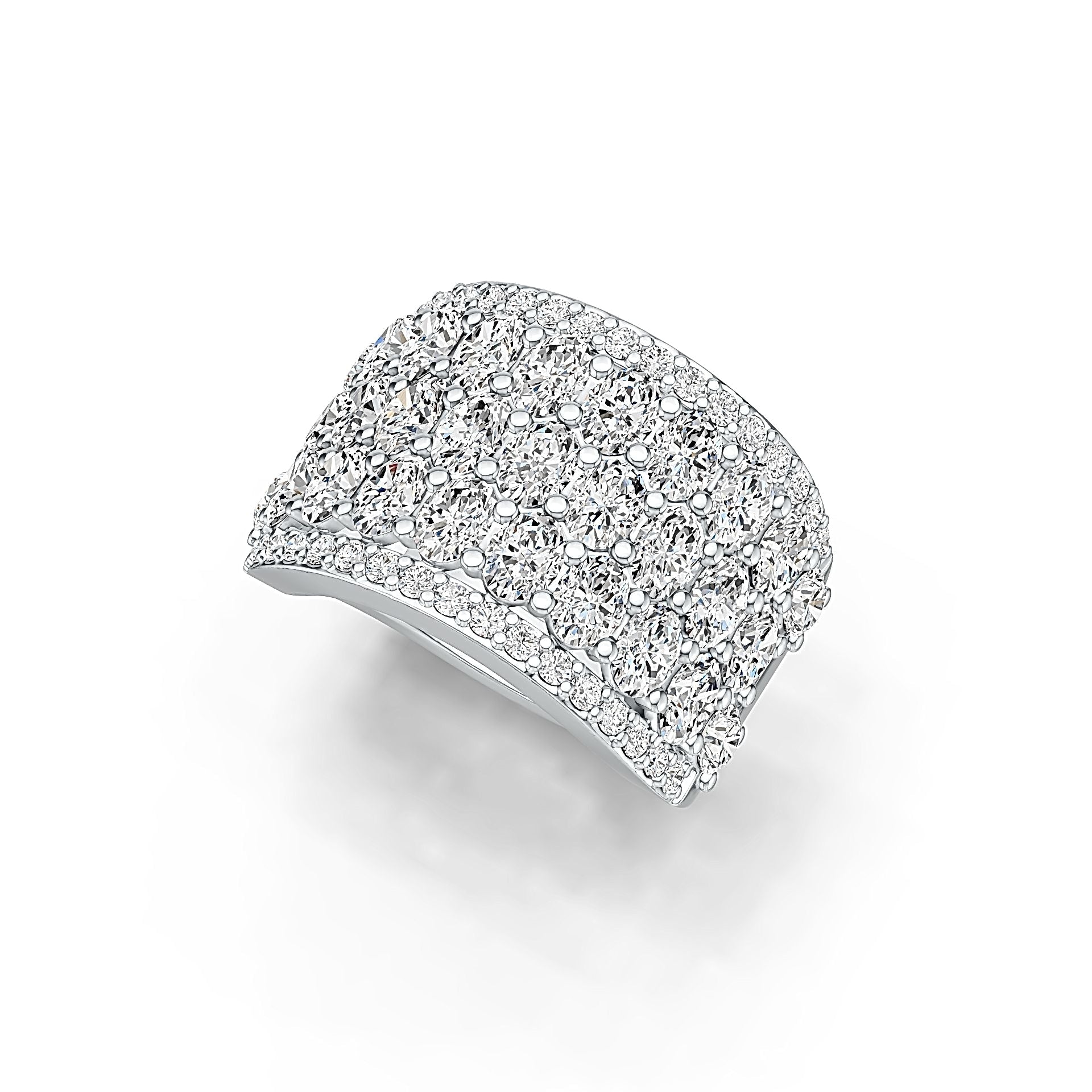 Sterling Silver Semi Mount Ring Setting Oval OV 4X3mm with White Topaz - Syzjewelry