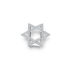 Sterling Silver Semi Mount Pendant Setting Round RD 1.0mm DHJ