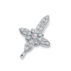 Sterling Silver Semi Mount Pendant Setting Oval OV 5X3mm OV 4X3mm RD 5X5mm Cross Theme DHJ