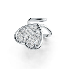 Sterling Silver Semi Mount Ring Setting Round RD 3.5mm DHJ