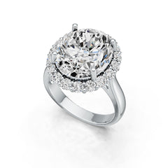 Sterling Silver Semi Mount Ring Setting Oval OV 14X12mm DHJ
