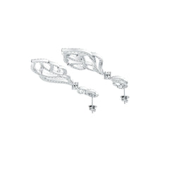 Sterling Silver Semi Mount Earrings Setting Round RD 3x3mm DHJ