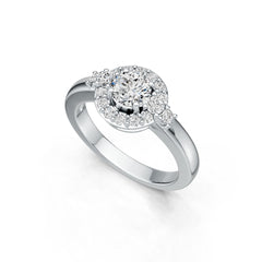 Sterling Silver Semi Mount Ring Setting Round RD 5X5mm DHJ