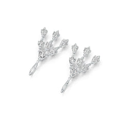 Sterling Silver Semi Mount Earrings Setting Pear PE 8X6mm PE 7X5mm - Syzjewelry