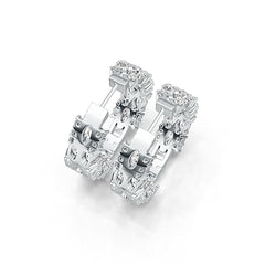 Sterling Silver Semi Mount Earrings Setting Oval OV 5X3mm - Syzjewelry