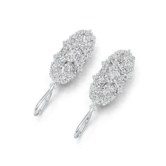 Sterling Silver Semi Mount Earrings Setting Pear PE 5x4mm DHJ