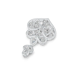 Sterling Silver Semi Mount Pendant Setting Oval OV 7X5mm PE 7X5mm DHJ