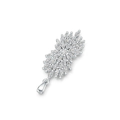 Sterling Silver Semi Mount Pendant Setting Marquise MQ 4X2mm DHJ