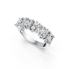 Sterling Silver Semi Mount Ring Setting Round RD 5x5mm DHJ