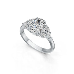Sterling Silver Semi Mount Ring Setting Oval OV 8X10mm DHJ