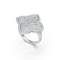 Sterling Silver Semi Mount Ring Setting Round RD 3.5mm DHJ