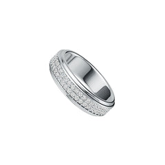 Sterling Silver Semi Mount Ring Setting Round RD 1.5mm DHJ