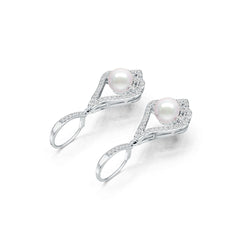 Sterling Silver Semi Mount Earrings Setting Round RD 7x7mm DHJ
