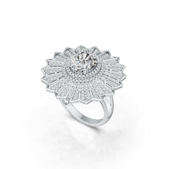 Sterling Silver Semi Mount Ring Setting Oval OV 10X8mm DHJ