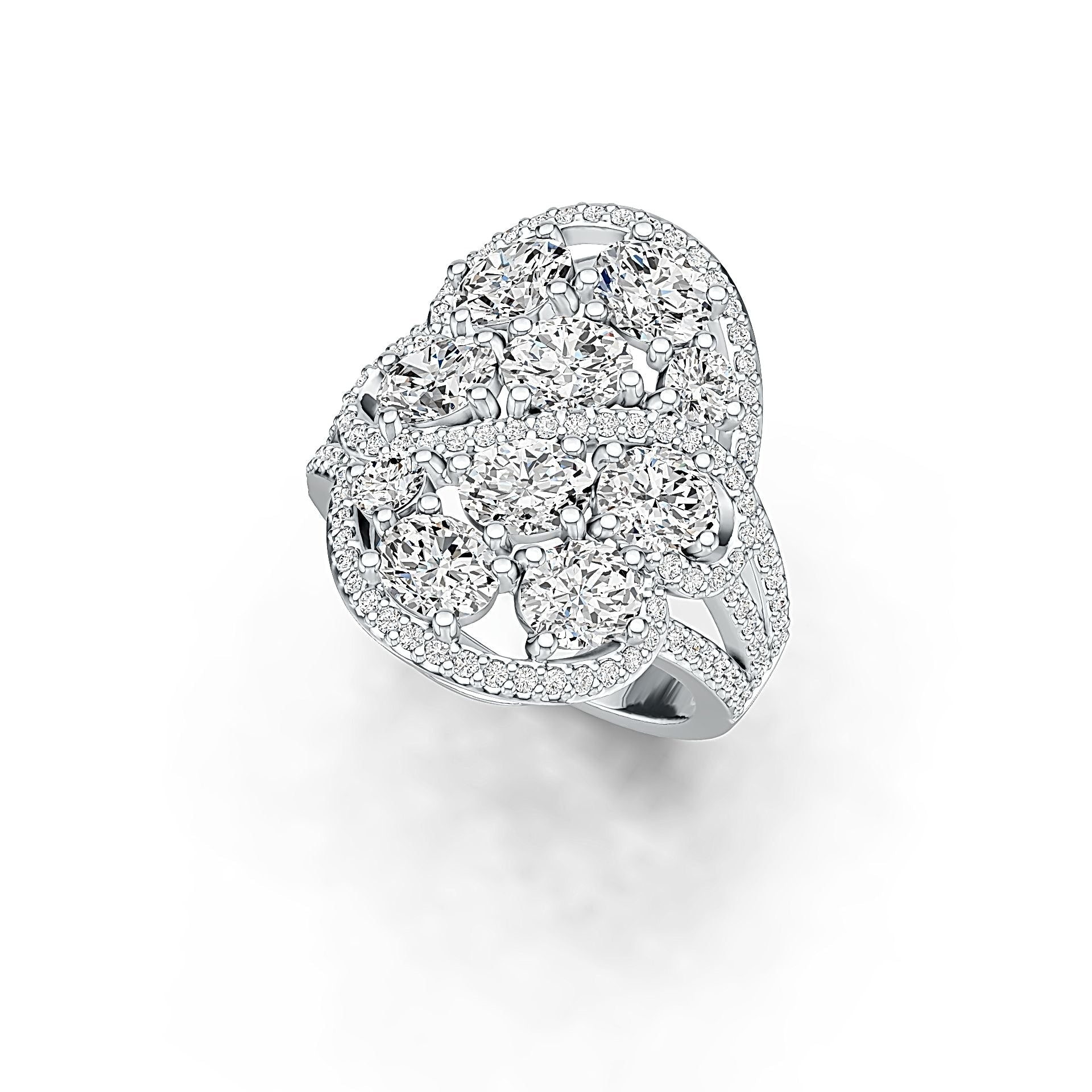 Sterling Silver Semi Mount Ring Setting Oval OV 5X4mm DHJ