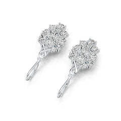 Sterling Silver Semi Mount Earrings Setting Pear PE 6X4mm PE 5X4mm OV 5X4mm DHJ