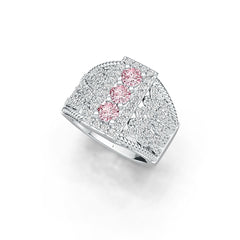 Sterling Silver Semi Mount Ring Setting Round RD 4x4mm DHJ