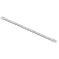 Sterling Silver Semi Mount Bracelet Setting Baguette BG 5x3mm DHJ