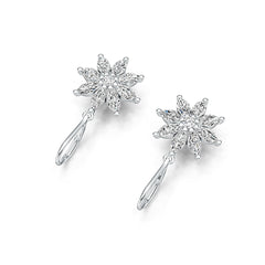Sterling Silver Semi Mount Earrings Setting Marquise MQ 6X3mm DHJ