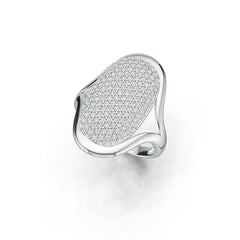 Sterling Silver Semi Mount Ring Setting Round RD 1.25mm DHJ