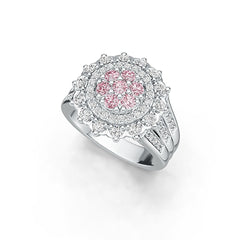 Sterling Silver Semi Mount Ring Setting Round RD 2.5mm DHJ