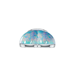 Sterling Silver Opal Pendant 16x14mm