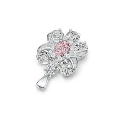 Sterling Silver Semi Mount Pendant Setting Oval OV 8X6mm OV 7X5mm DHJ