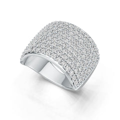 Sterling Silver Semi Mount Ring Setting Round RD 1.75mm DHJ