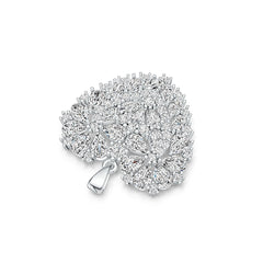 Sterling Silver Semi Mount Pendant Setting Pear PE 6X4mm DHJ