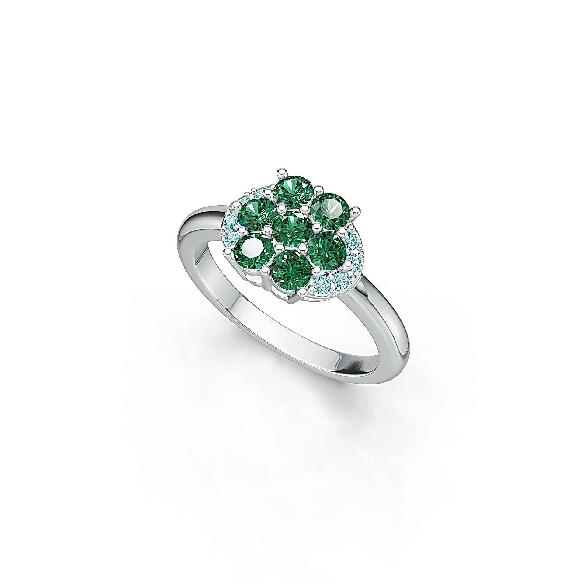 Sterling Silver Semi Mount Ring Setting Round RD 3x3mm DHJ