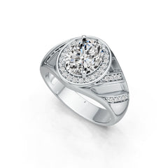 Sterling Silver Semi Mount Ring Setting Oval OV 10X8mm DHJ