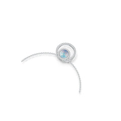 Sterling Silver Semi Mount Pendant Setting Round RD 7x7mm DHJ
