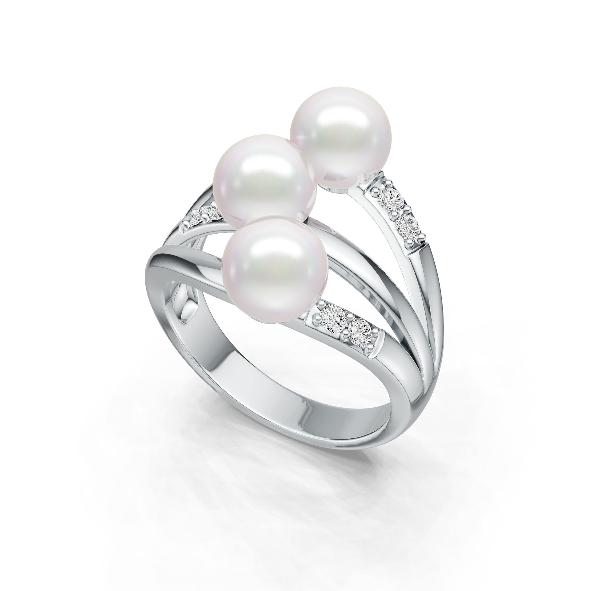 Sterling Silver Semi Mount Ring Setting Round RD 7x7mm DHJ