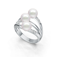 Sterling Silver Semi Mount Ring Setting Round RD 7x7mm DHJ
