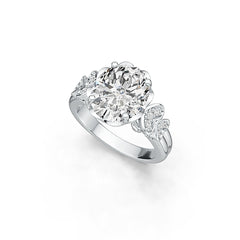 Sterling Silver Semi Mount Ring Setting Oval OV 12X10mm - Syzjewelry