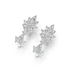 Sterling Silver Semi Mount Earrings Setting Pear PE 6X4mm PE 5X4mm DHJ