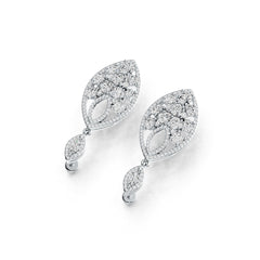 Sterling Silver Semi Mount Earrings Setting Marquise MQ 6X3mm OV 4X3mm DHJ