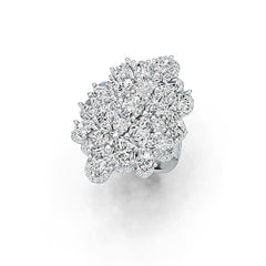 Sterling Silver Semi Mount Ring Setting Oval OV 6X4mm DHJ