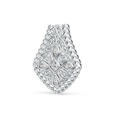 Sterling Silver Semi Mount Pendant Setting Pear PE 5X3mm CU 4X4mm DHJ