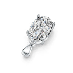 Sterling Silver Semi Mount Pendant Setting Oval OV 14X10mm DHJ