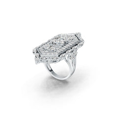 Sterling Silver Semi Mount Ring Setting Oval OV 9X7mm Art Deco Syzjewelry